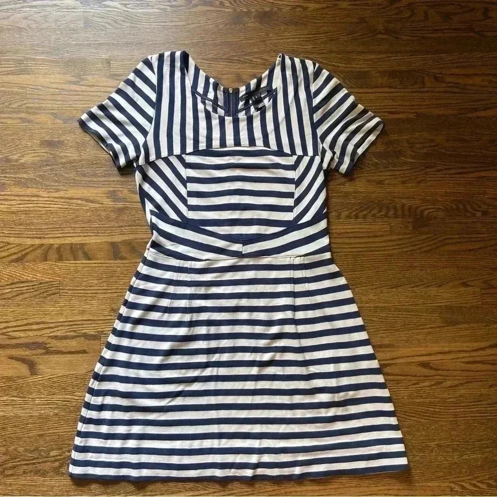 Marc by Marc Jacobs Womens Yuni Stripe size medium nautical preppy retro french